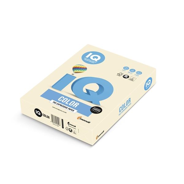 Farbpapier IQ A4-CR20, cremefarben, 80g/m2, 500 Blatt