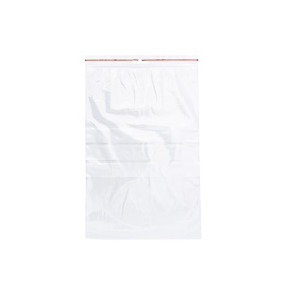 Q-Connect Schnellverschlussbeutel, 20x30 cm, 100 Stück, gestreift