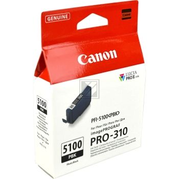 Original Canon 6952C001 / PFI-5100PBK Tinte schwarz foto