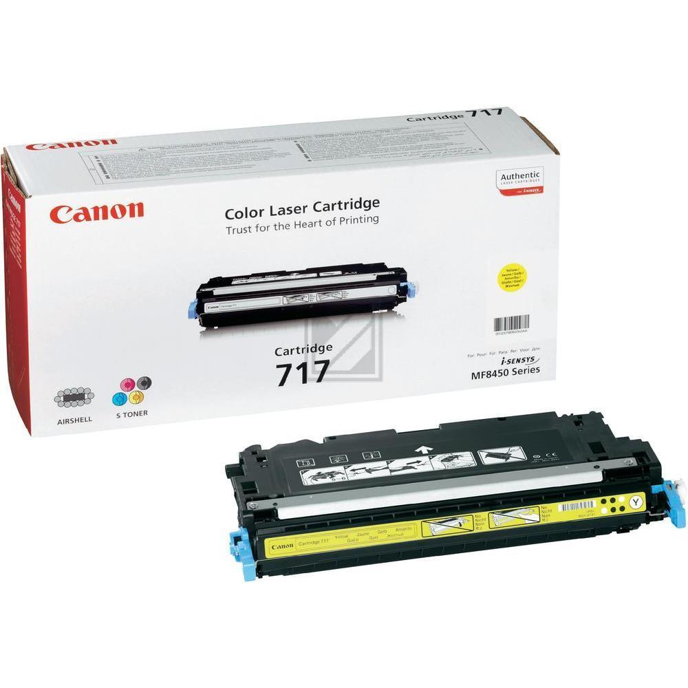 Original Canon 2575B002 / 717Y Toner gelb