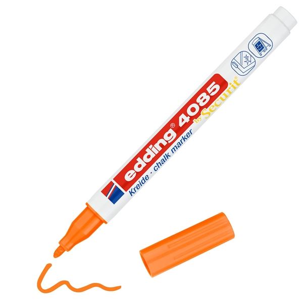 Kreidemarker für glass edding 4085, neon orange