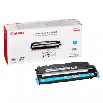 Original Canon 2577B002 / 717C Toner cyan
