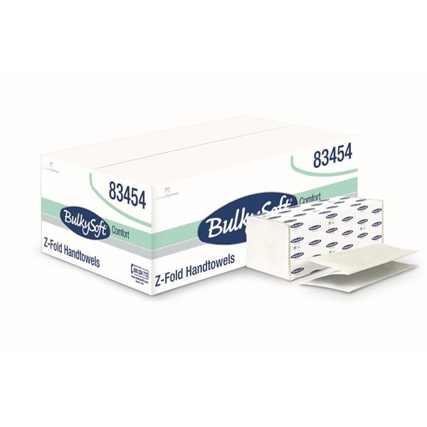 Gefaltete Papierhandtücher BulkySoft-2ply,25x150Stück