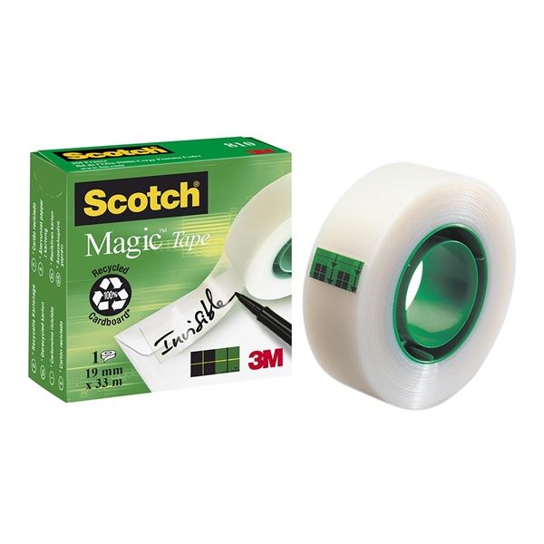 Scotch Magic Tape, 19 mm x 33 m, im Karton