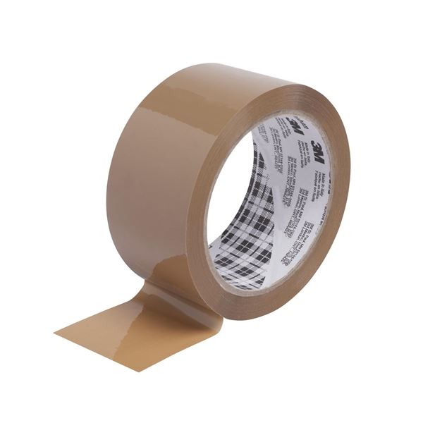 Packband TARTAN, 50 mm x 66 m, mit Schmelzkleber, braun