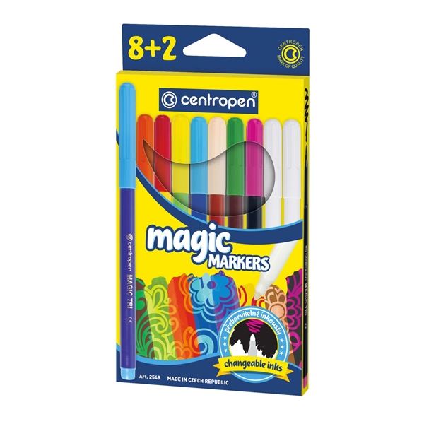 Centropen MAGIC 2549 Marker, Satz mit 8 Farben