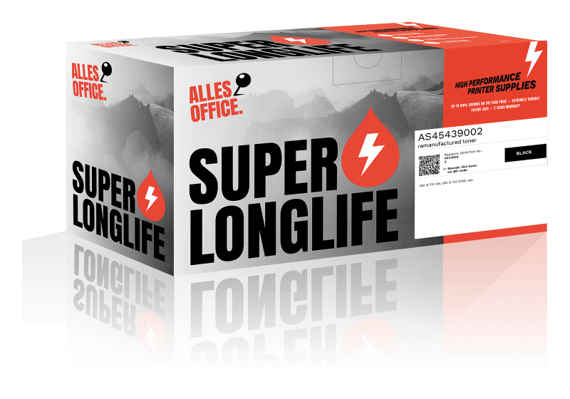 Superlonglife OKI 45439002 Toner schwarz