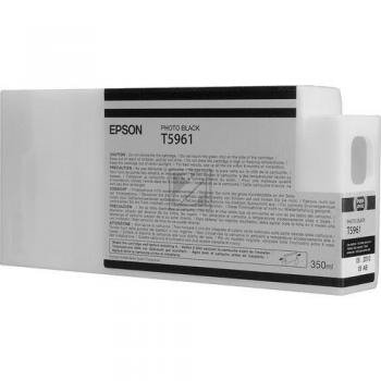 Original Epson C13T596100 / T5961 Tinte schwarz foto