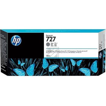 Original HP F9J80A / 727 Tinte grau