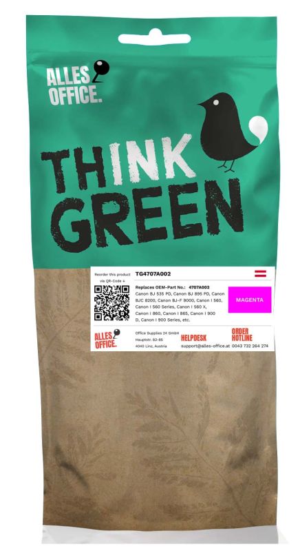 ThinkGreen Canon 4707A002 / BCI-6M Tinte magenta