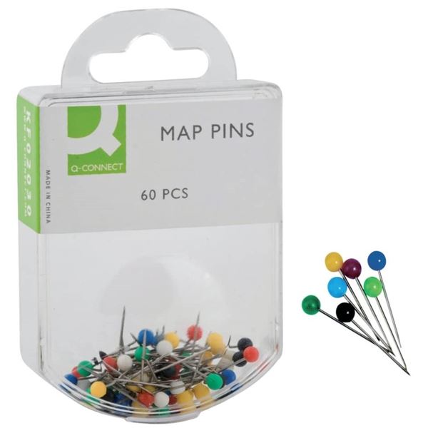 Stifte mit farbigem Kopf Connect, 60 Stück