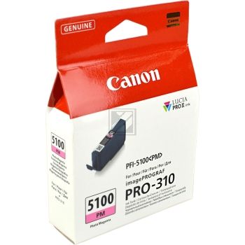 Original Canon 6957C001 / PFI-5100PM Tinte magenta foto
