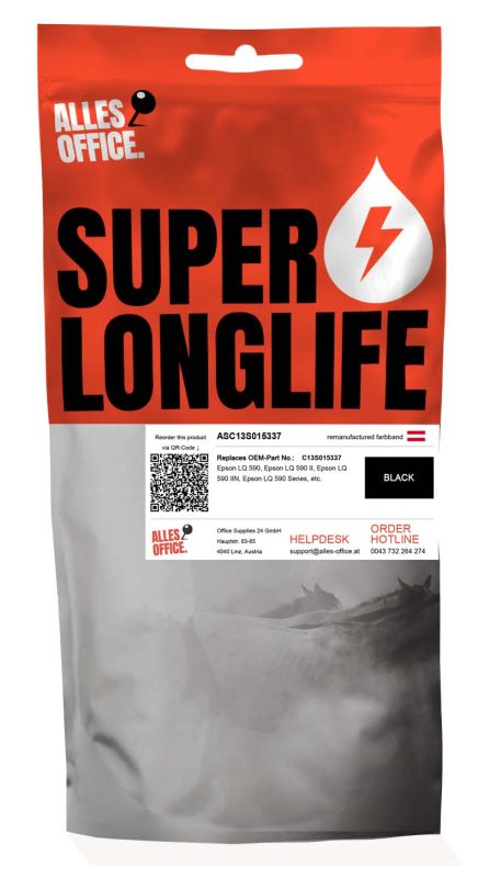 Superlonglife Epson C13S015337 Farbband schwarz