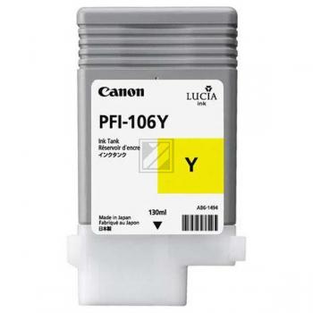 Original Canon 6624B001 / PFI-106Y Tinte gelb