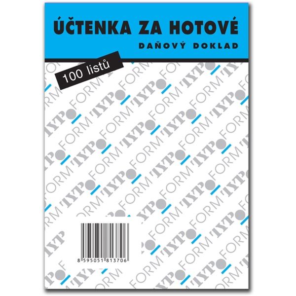 Quittung für Bargeld