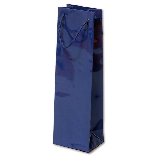 Wein-Geschenktasche, blau
