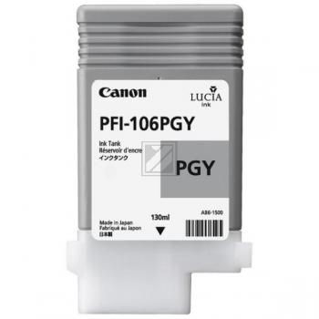 Original Canon 6631B001 / PFI-106PGY Tinte grau hell