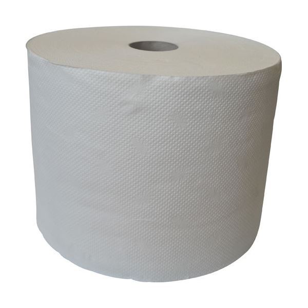 Papierhandtücher auf Rolle, 2-lagig, weiß, 2 Rollen