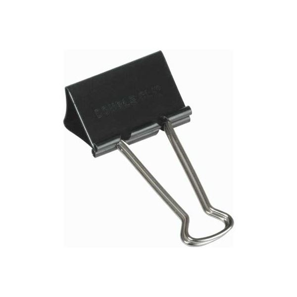 Metallklammern, 51 mm, schwarz, 12 Stück