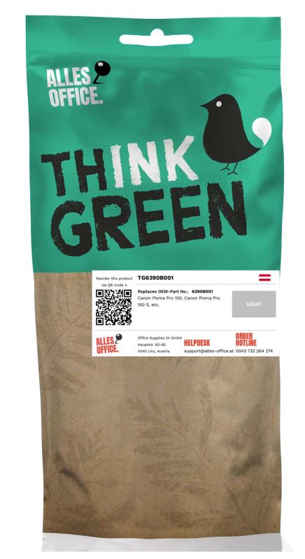 ThinkGreen Canon 6390B001 / CLI-42GY Tinte grau